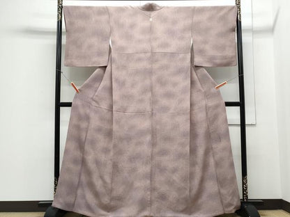 平和屋着物■上質な小紋　作家物　霞文　鬼しぼ縮緬　正絹　逸品　CABE6727th