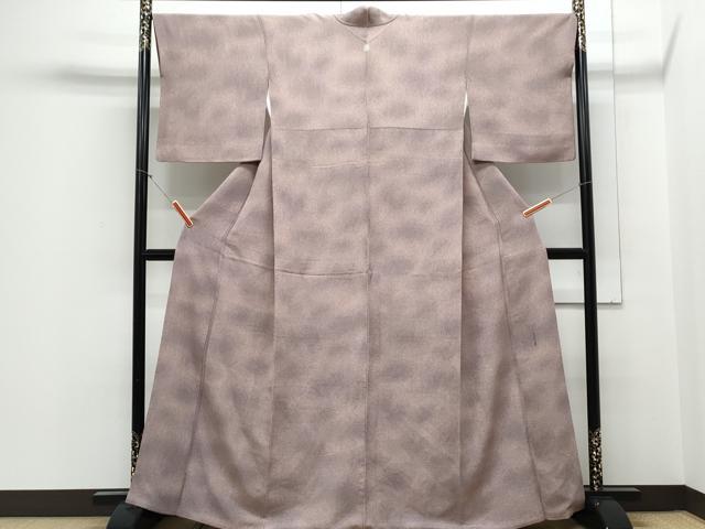 平和屋着物■上質な小紋　作家物　霞文　鬼しぼ縮緬　正絹　逸品　CABE6727th