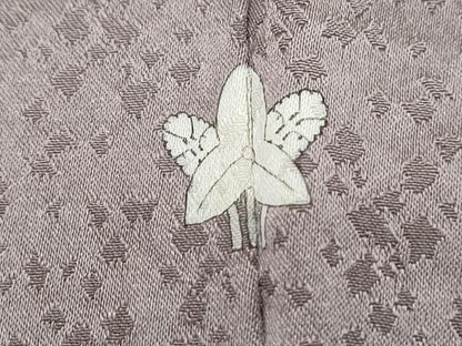 平和屋着物■上質な色無地 梅鼠色 正絹 逸品 CABE6731th