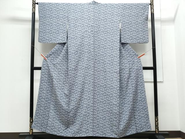 平和屋着物■上質な小紋 草花文 正絹 逸品 CABE6746th