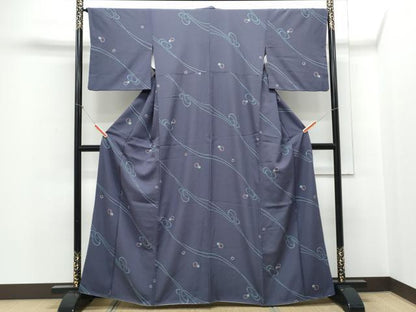 平和屋着物■上質な小紋 吉祥文 正絹 逸品 CABE6752th