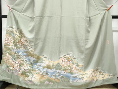 平和屋着物■豪華色留袖 金閣寺 金彩 正絹 逸品 CABE6756th