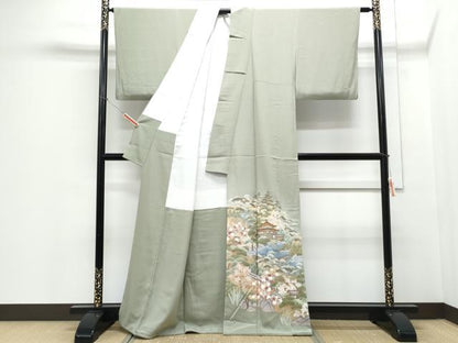 平和屋着物■豪華色留袖 金閣寺 金彩 正絹 逸品 CABE6756th