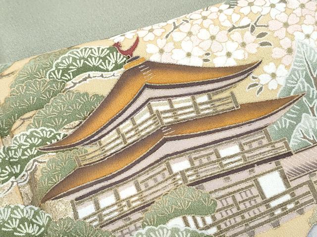 平和屋着物■豪華色留袖 金閣寺 金彩 正絹 逸品 CABE6756th