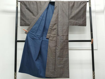 平和屋着物■男性 本場大島紬 アンサンブル 亀甲文様 正絹 逸品 CABE6760th