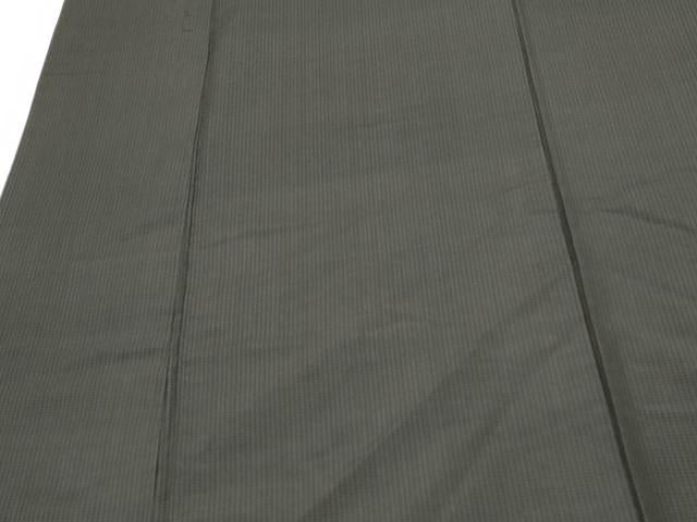 平和屋着物■男性 紬 格子文 正絹 逸品 CABE6764th