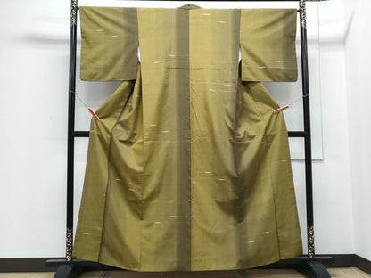 平和屋着物■上質な紬　吉祥文　正絹　逸品　CABE6783th