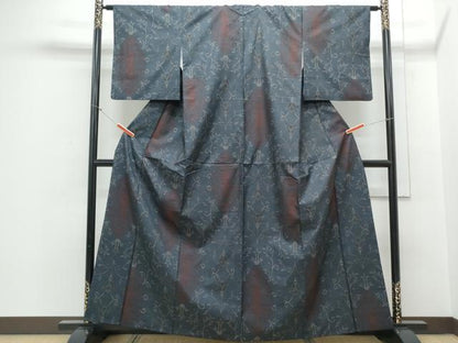 平和屋着物■本場大島紬 7マルキ 吉祥花文 正絹 逸品 CABE6788th
