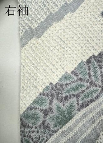 平和屋着物●訪問着　刺繍　絞り　道長花文　金糸　正絹　逸品　未使用　CABE6809ut