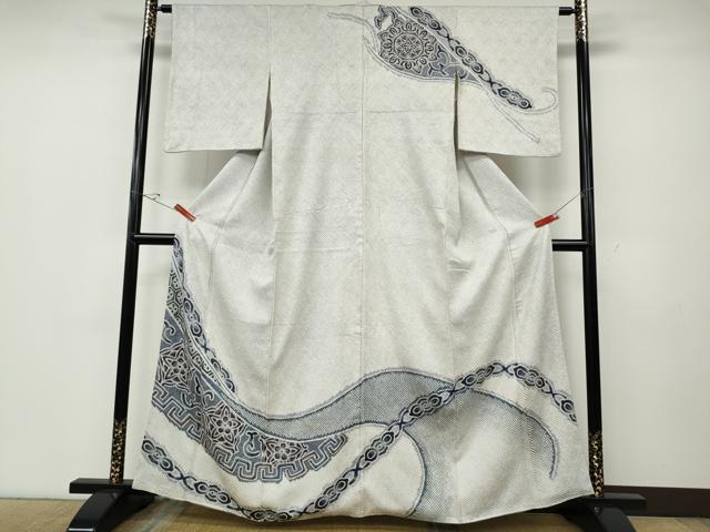 平和屋着物●訪問着　総絞り　吉祥花文　正絹　逸品　CABE6823ut