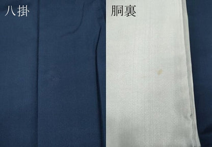 平和屋着物●本場大島紬　7マルキ　麻の葉文　正絹　逸品　CABE6825ut