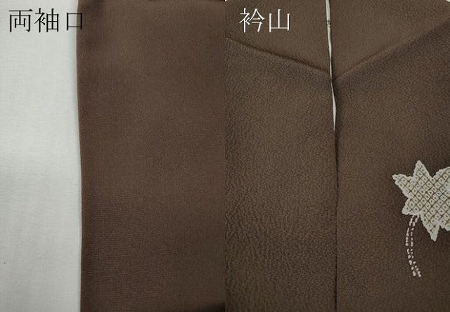 平和屋着物●上質な小紋　舞葉文　正絹　逸品　CABE6827ut