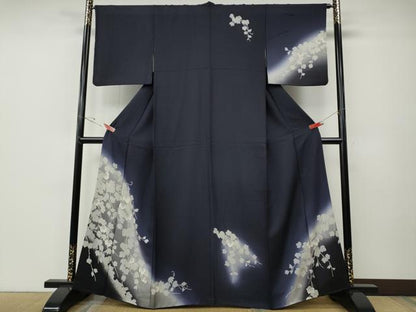 平和屋着物●訪問着　蔦の葉文　暈し染め　金彩　正絹　逸品　CABE6849ut