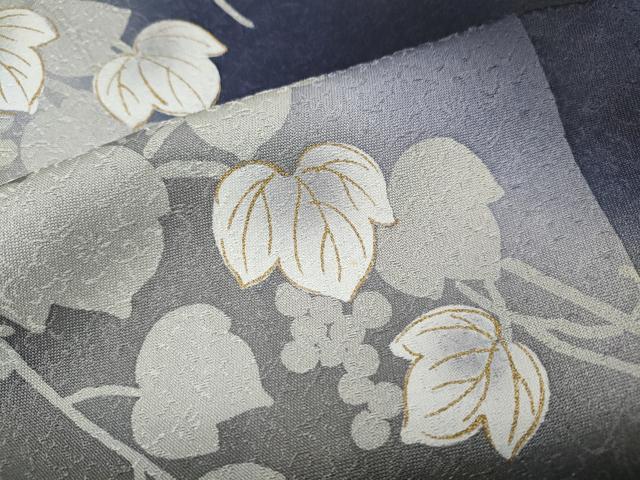 平和屋着物●訪問着　蔦の葉文　暈し染め　金彩　正絹　逸品　CABE6849ut