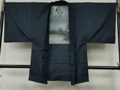 平和屋着物●男性　本場大島紬　アンサンブル　吉祥文　正絹　逸品　CABE6855ut