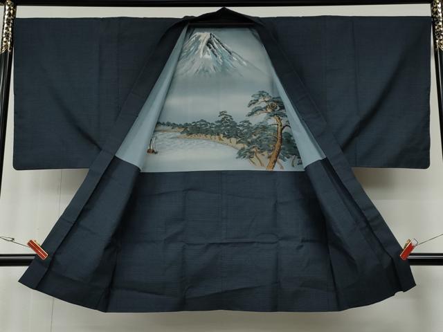 平和屋着物●男性　本場大島紬　アンサンブル　吉祥文　正絹　逸品　CABE6855ut