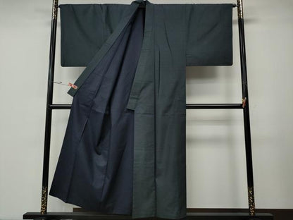 平和屋着物●男性　本場大島紬　アンサンブル　100亀甲　総詰め　正絹　逸品　CABE6856ut