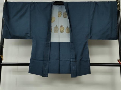 平和屋着物●男性　本場大島紬　アンサンブル　100亀甲　総詰め　正絹　逸品　未使用　CABE6859ut