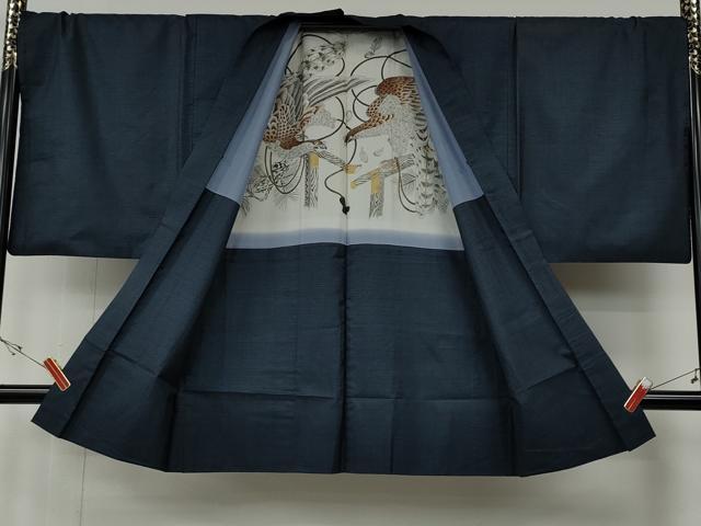 平和屋着物●男性　本場大島紬　100亀甲　総詰め　アンサンブル　正絹　逸品　CABE6861ut