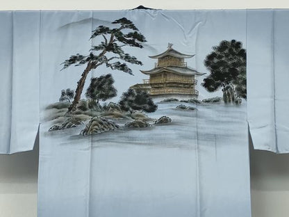 平和屋着物●男性　本場大島紬　アンサンブル　長襦袢セット　吉祥文　正絹　逸品　CABE6862ut