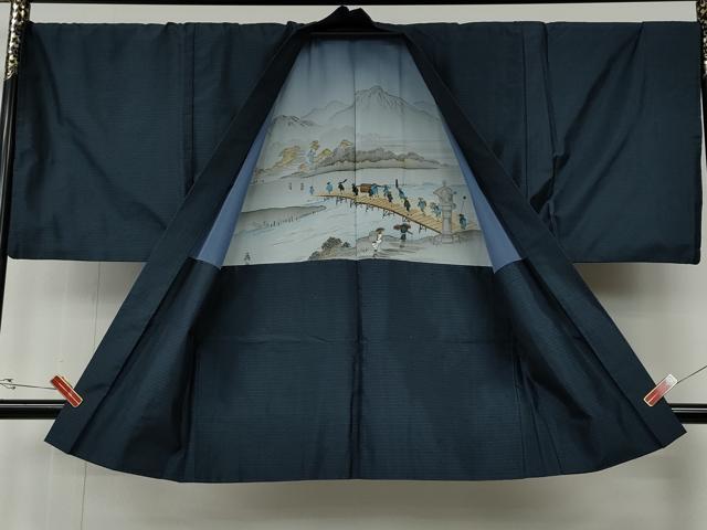 平和屋着物●男性　本場大島紬　アンサンブル　吉祥文　正絹　逸品　CABE6864ut