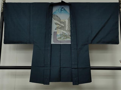 平和屋着物●男性　本場大島紬　アンサンブル　100亀甲　総詰め　正絹　逸品　CABE6866ut