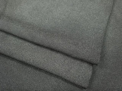 平和屋着物●江戸小紋　鮫小紋柄　黒地　正絹　逸品　CABE6882ut