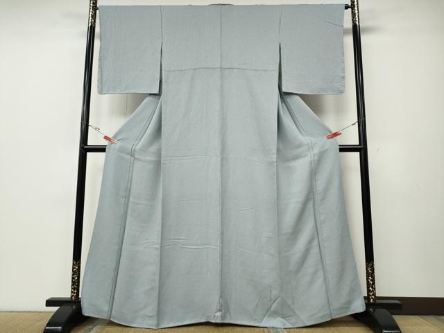 平和屋着物●上質な色無地　吉祥地紋　淡藤色　正絹　逸品　CABE6891ut