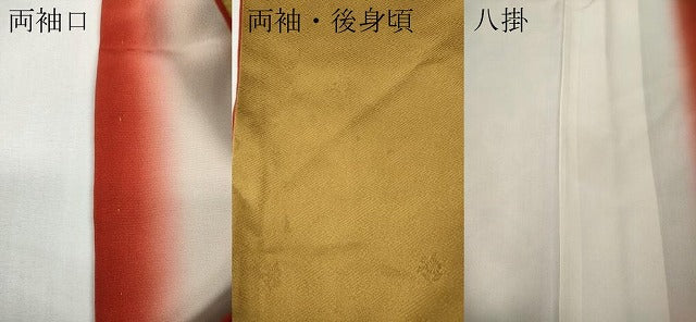 平和屋着物○訪問着 文箱枝花文 暈し染め 金彩 ロング