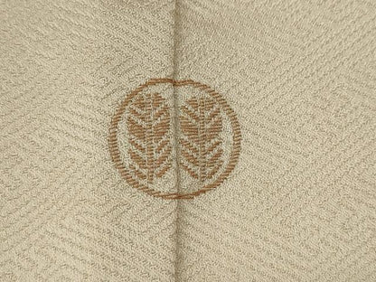 平和屋着物●訪問着　仕覆枝花文　暈し染め　金彩　正絹　逸品　CABE6900ut