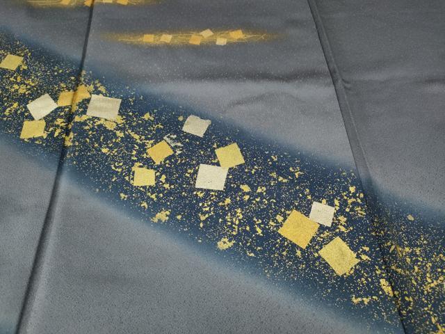 平和屋着物○訪問着 箔散らし 暈し染め 金銀彩 正絹 逸品 CABE6901ut