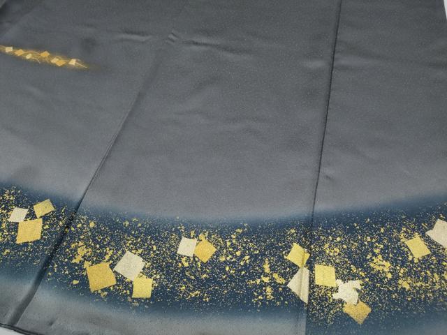 平和屋着物●訪問着　箔散らし　暈し染め　金銀彩　正絹　逸品　CABE6901ut 平和屋着物○訪問着 箔散らし 暈し染め 金銀彩 正絹 逸品 CABE6901utの