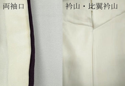 平和屋着物●京友禅作家　倉田泰波　色留袖　能舞　尾長鳥花文　金彩　正絹　逸品　CABE6906ut