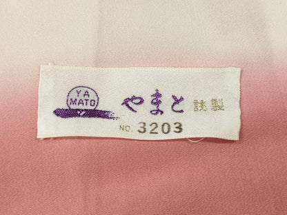 平和屋着物●訪問着　駒刺繍　雪輪花文　金彩　やまと誂製　正絹　逸品　CABE6914ut