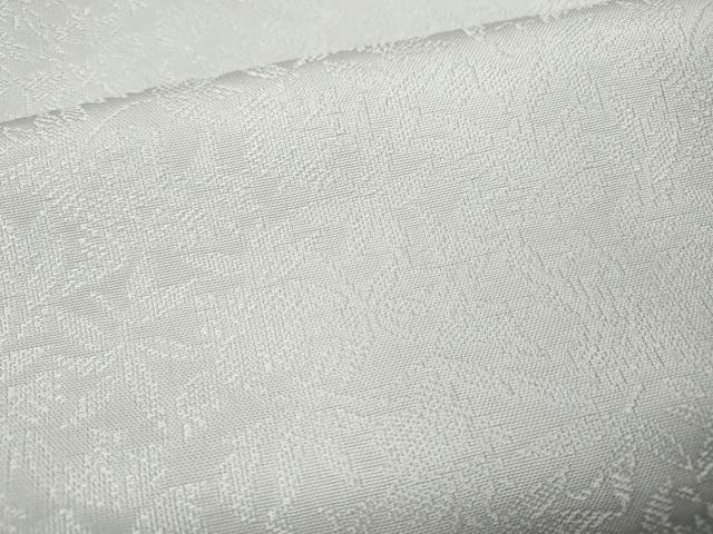 平和屋着物●京友禅の人間国宝　上野為二　色無地　舞葉地紋　牡丹鼠色　正絹　逸品　CABE6927ut