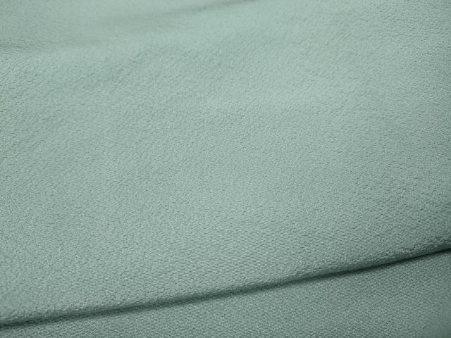 平和屋着物●上質な色無地　秘色色　正絹　逸品　CABE6929ut