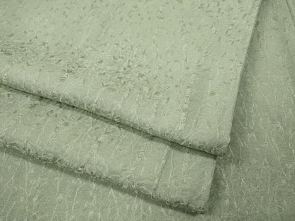 平和屋着物●上質な色無地　吉祥地紋　青磁鼠色　正絹　逸品　未使用　CABE6938ut