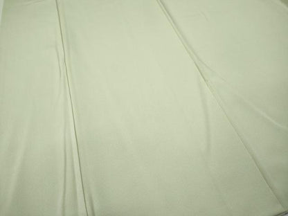 平和屋着物●上質な色無地　白緑色　正絹　逸品　CABE6942ut
