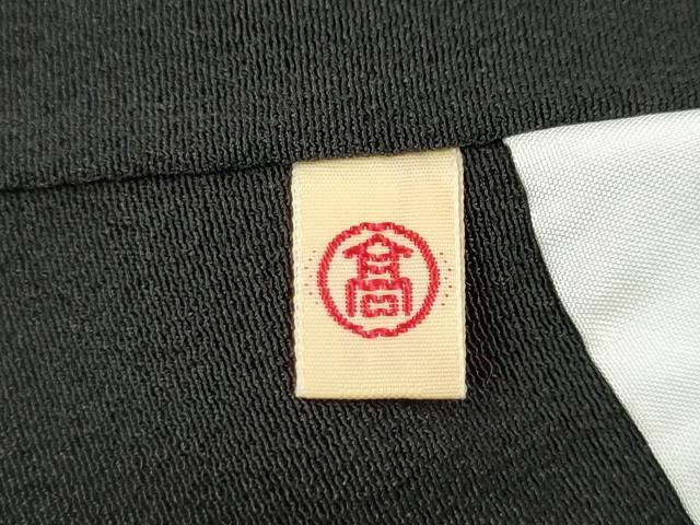 平和屋着物●創業460年・千總　黒留袖　駒刺繍　屏風松花文　金彩　高島屋扱い　正絹　逸品　CABE6950ut