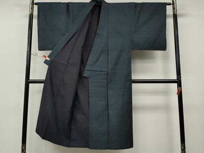 平和屋着物●男性　本場大島紬　アンサンブル　100亀甲　総詰め　証紙付き　正絹　逸品　CABE6952ut