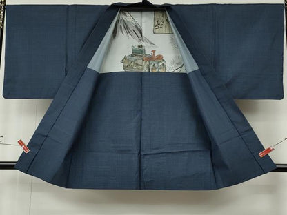 平和屋着物●男性　本場大島紬　アンサンブル　吉祥文　正絹　逸品　CABE6953ut