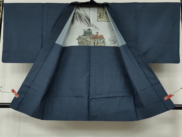 平和屋着物●男性　本場大島紬　アンサンブル　吉祥文　正絹　逸品　CABE6953ut