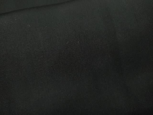 平和屋着物●男性　黒紋付　羽織セット　羽裏：一富士二鷹三茄子　正絹　逸品　CABE6956ut