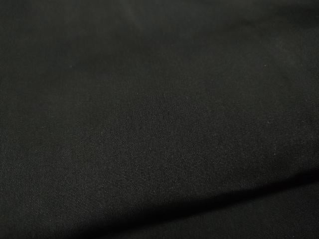 平和屋着物●男性　黒紋付　羽織セット　羽裏：一富士二鷹三茄子　正絹　逸品　CABE6956ut
