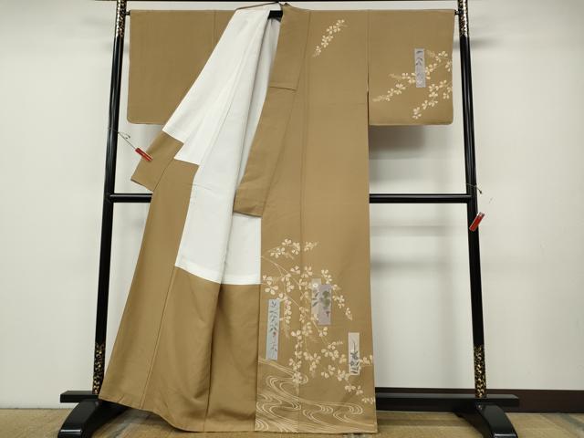 平和屋着物●訪問着　流水短冊草花文　金彩　やまと誂製　正絹　逸品　DABC2076ud 2026年最新】Yahoo!オークション -平和屋 着物訪問着の中古品・新品