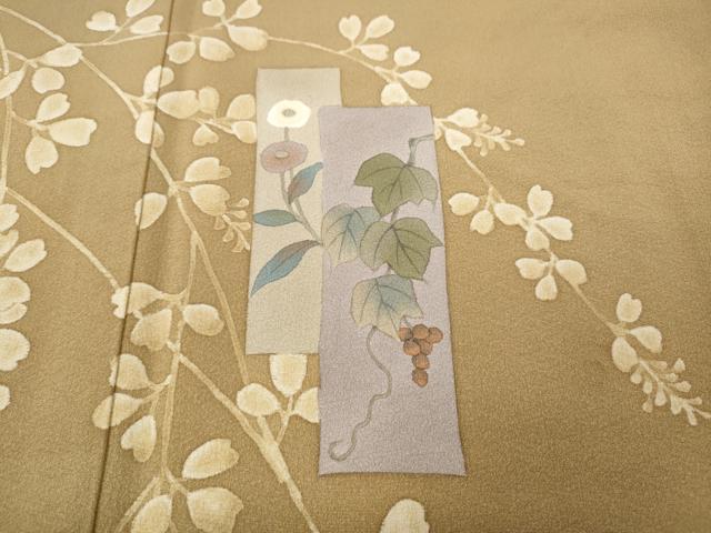 平和屋着物●訪問着　手描き　草花文　正絹　逸品　CABC9788vp 2026年最新】Yahoo!オークション -平和屋 着物訪問着の中古品・新品