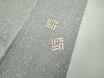 平和屋着物●訪問着　墨流し吉祥文　正絹　逸品　CABE6959ut