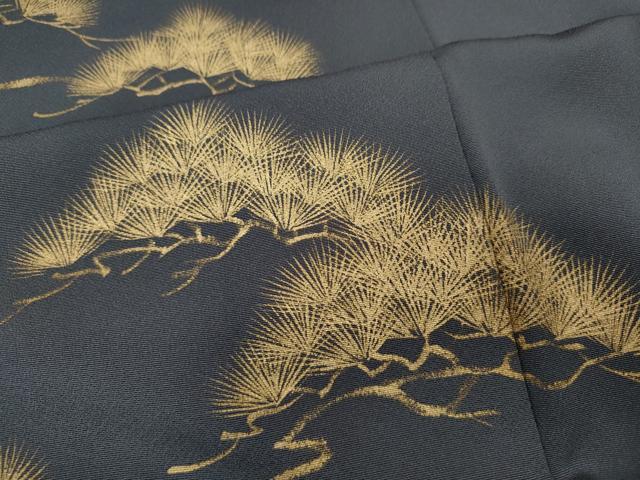 平和屋着物●訪問着　松笹竹文　暈し染め　金彩　三越扱い　正絹　逸品　CABE6962ut