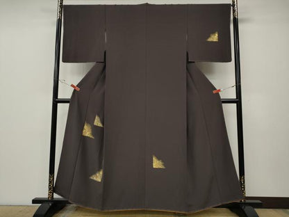 平和屋着物●訪問着　竹屋町刺繍　更紗花蝶文　金彩　やまと誂製　正絹　逸品　CABE6968ut