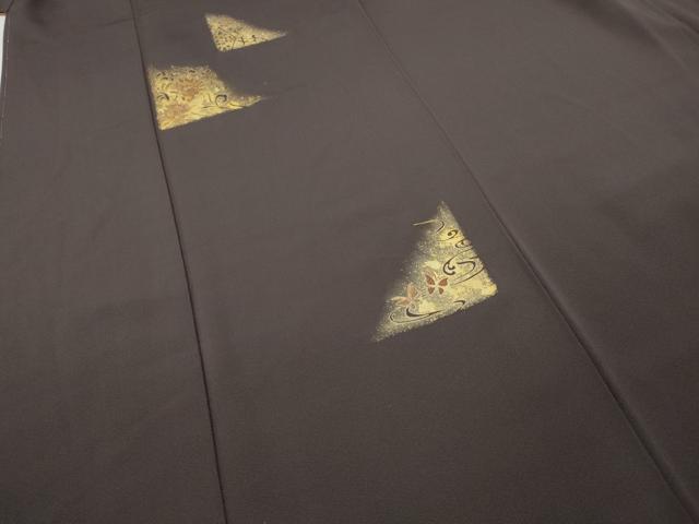 平和屋着物●訪問着　竹屋町刺繍　更紗花蝶文　金彩　やまと誂製　正絹　逸品　CABE6968ut
